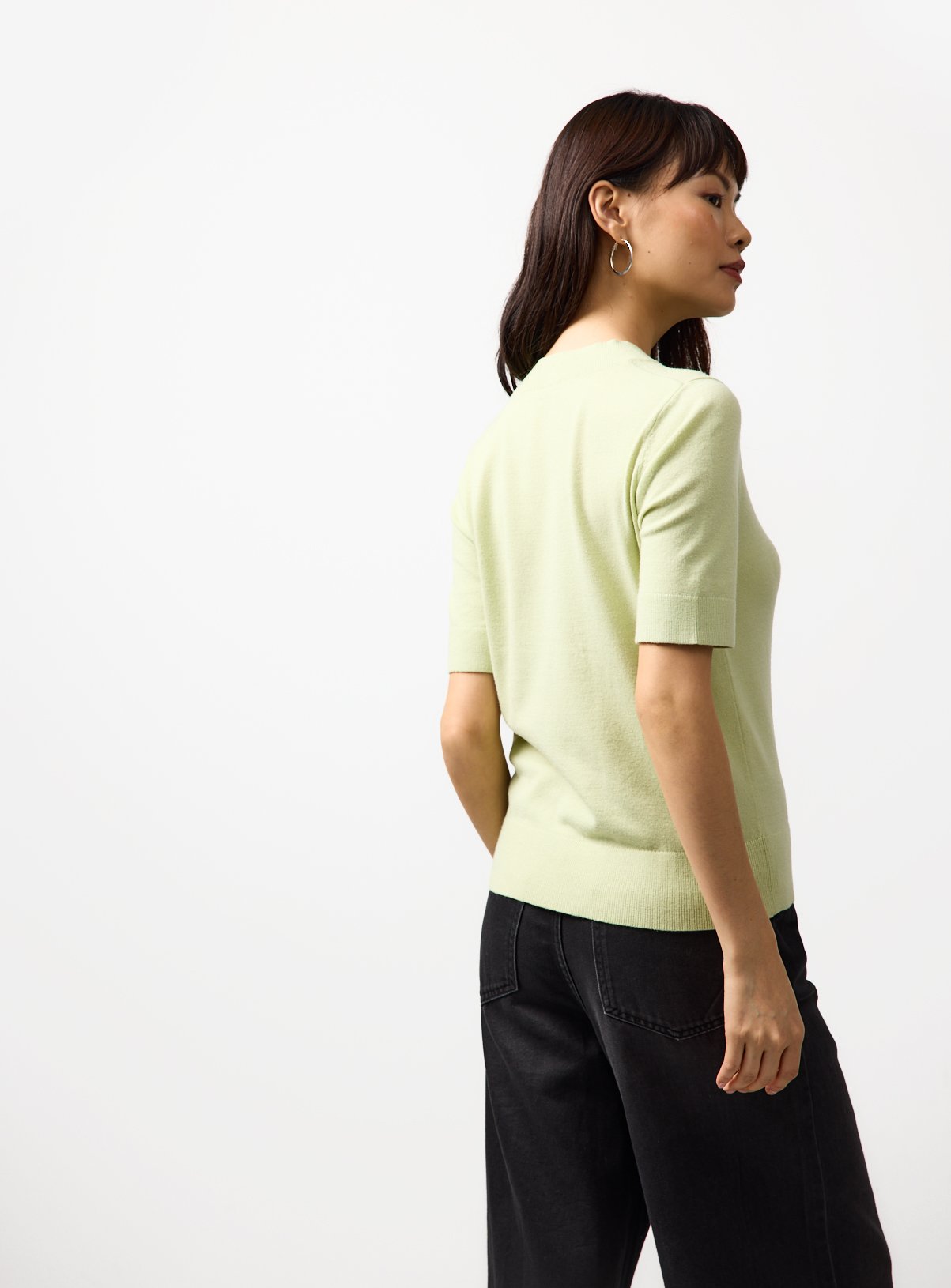 Pale Green Soft Touch T-Shirt 14 - Image 4 thumbnail